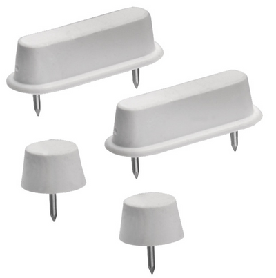 Cornat gummi stop wc-bril hout (4st) - tec365017