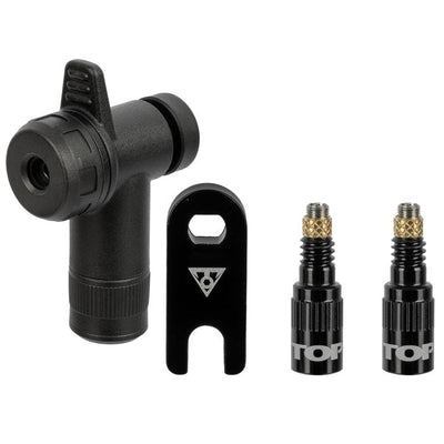 Topeak turboflow combo with rapidhead