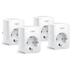 Tp-link tapo p110 (4-pack) mini smart wifi-stopcontact schakel stekkerdoos (wit, 4 stuks)