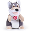 Trudi puppet wolf: 16x25x16 cm (s-29230)