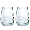 Skelet hand set 2 glazen drinkglazen 250ml