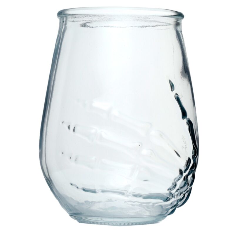 Skelet hand set 2 glazen drinkglazen 250ml