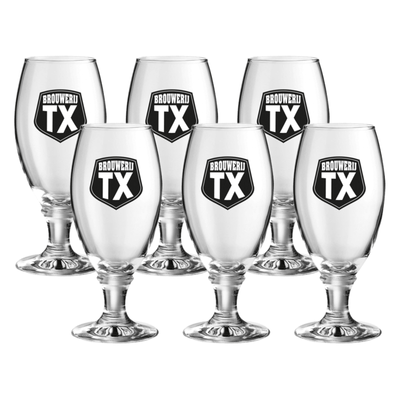 Tx voetglas (6x25 cl)