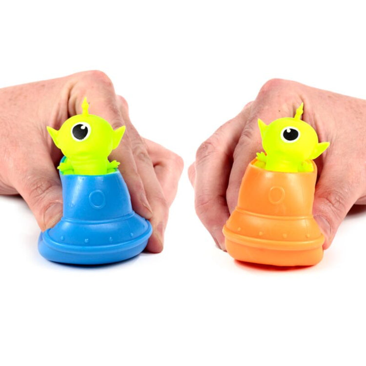 Knijpbare alien ufo pop out