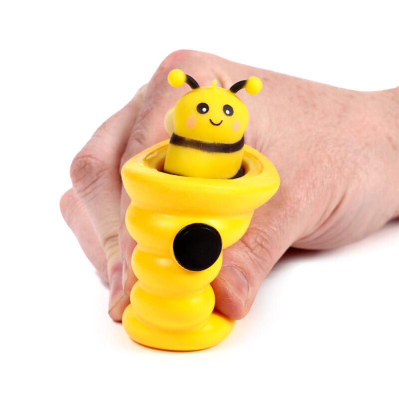 Knijpbare bij bijenkorf pop out