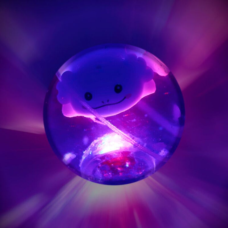 Axolotl hoogstuiterende led flitsende stuiterbal