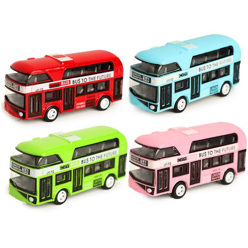 Diecast terugtrek bus