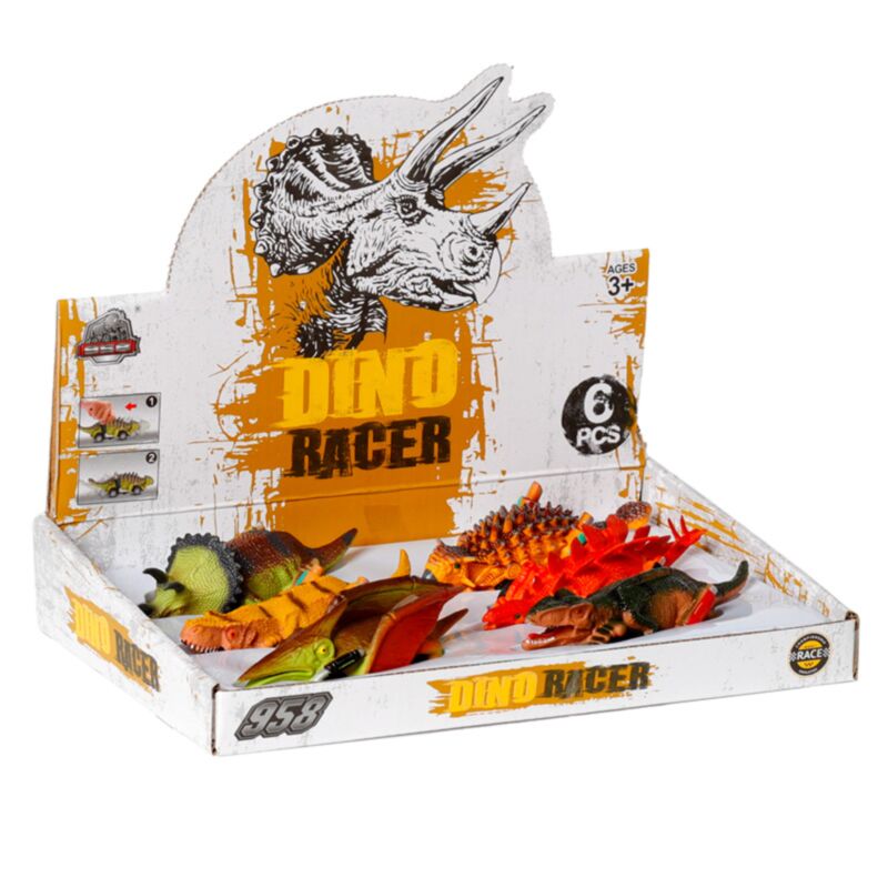 Dinosaurus race actie speelgoed