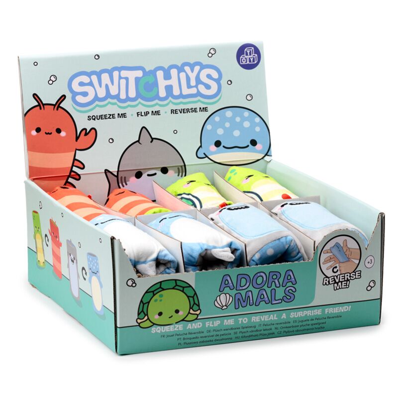 Switchlys adoramals kreeft schildpad haai walvis haai speelgoed