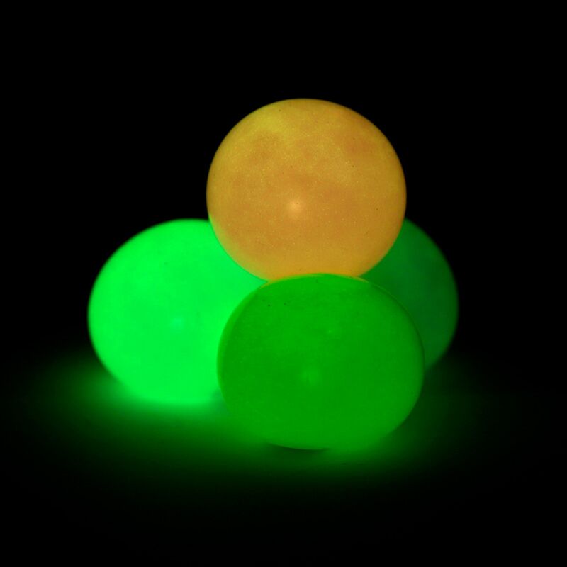Maltose knijpbaar glow in the dark stress bal