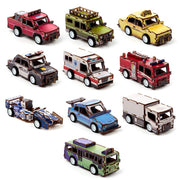 Gemotoriseerde voertuigen 48 stuks 3d houten kinder legpuzzel - afbeelding 2