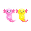Knijpbare glitter axolotl stress speelgoed