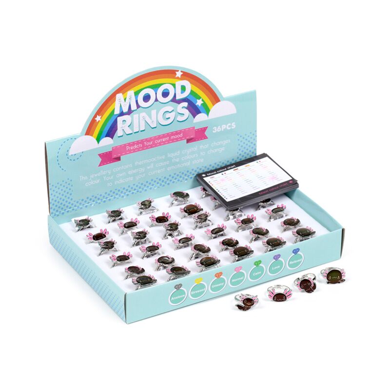 Axolotl kinder mood ring