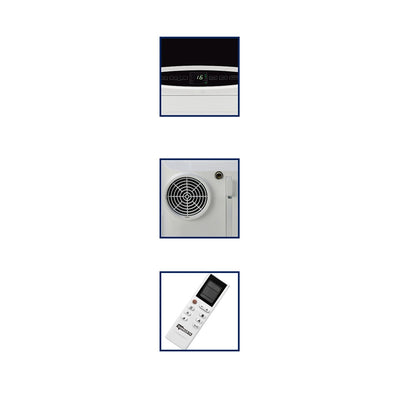 Termozeta airzeta clima c5 airconditioner (wit, koelvermogen 3,5 kw | 12000 btu h)