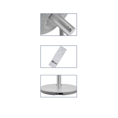 Termozeta airzeta titanium draadloze statiefventilator (titanium, tzaztn01)