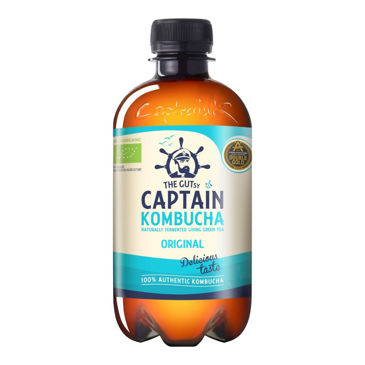The gutsy captain kombucha original bio (12x 400ml) (bol)