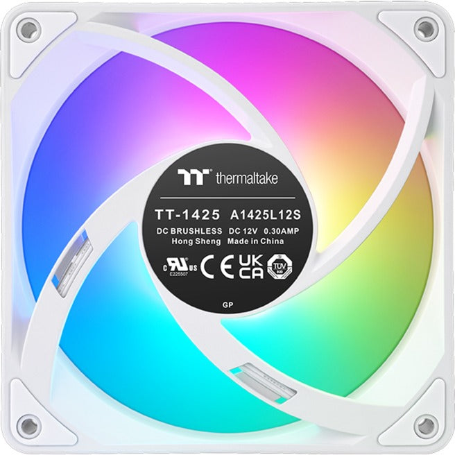 Thermaltake ct140 ex argb sync pc cooling fan white (3-fan p