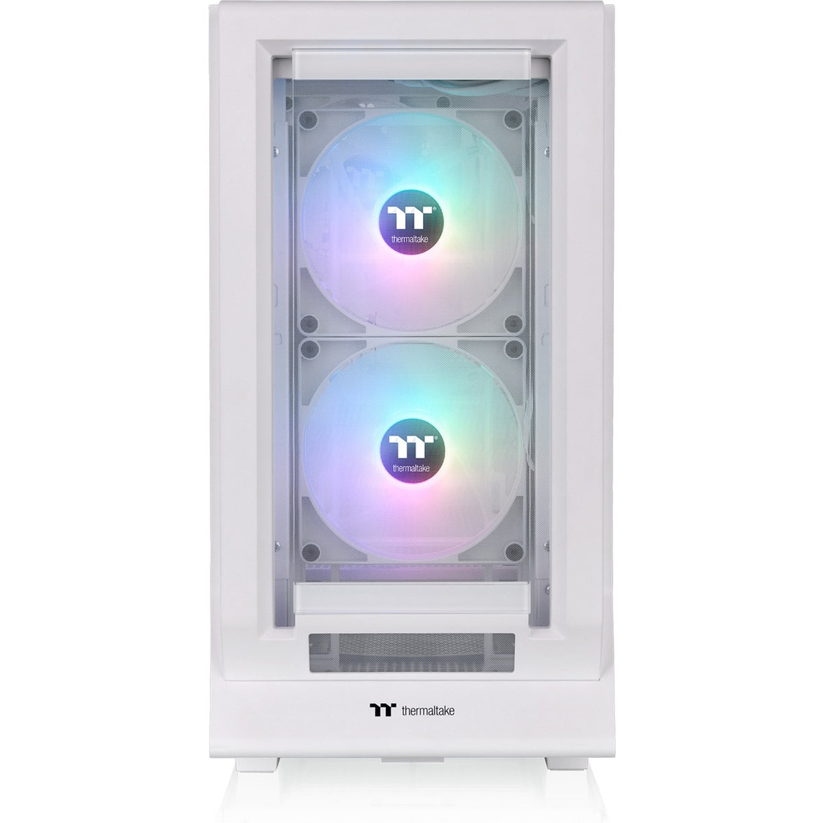 Thermaltake ceres 350 mx - snow midi tower behuizing (wit | 2x usb-a | 1x usb-c | rgb | tempered glass)
