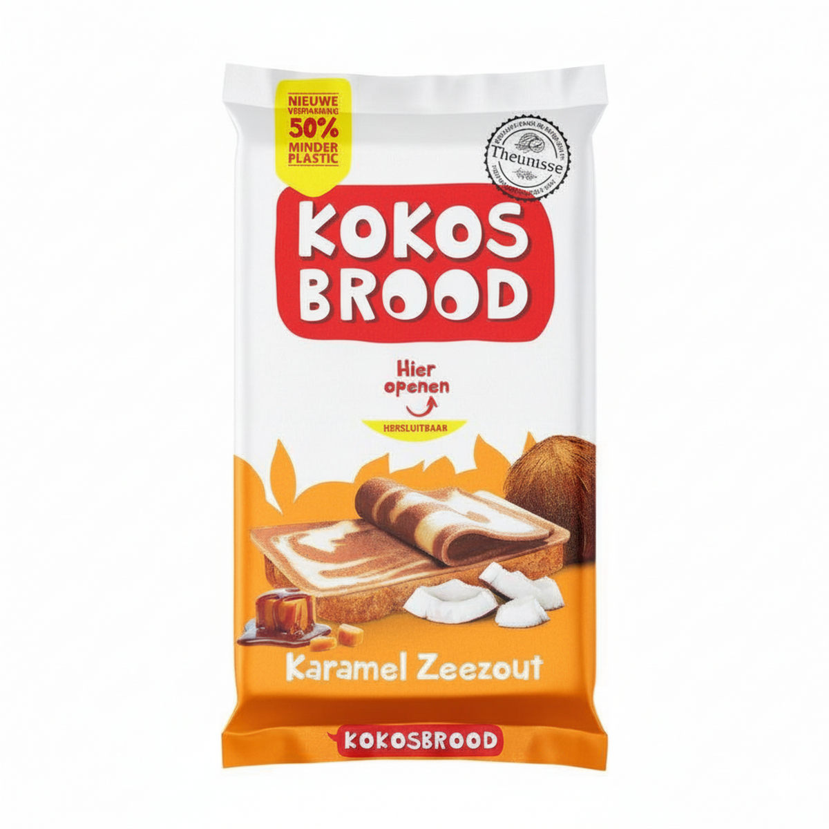 Theunisse kokosbrood karamel zeezout (12x 275g)