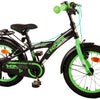 Volare Thombike Kinderfiets - Jongens - 16 inch - Zwart Groen - Twee Handremmen