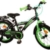 Volare Thombike Kinderfiets - Jongens - 16 inch - Zwart Groen - Twee Handremmen