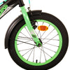Volare Thombike Kinderfiets - Jongens - 16 inch - Zwart Groen - Twee Handremmen