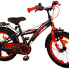 Volare Thombike Kinderfiets - Jongens - 16 inch - Zwart Rood - Twee Handremmen