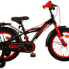 Volare Thombike Kinderfiets - Jongens - 16 inch - Zwart Rood - Twee Handremmen