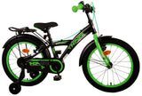 Volare Thombike Kinderfiets Jongens 18 inch Zwart Groen Twee handremmen - afbeelding 2