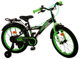 Volare Thombike Kinderfiets Jongens 18 inch Zwart Groen Twee handremmen - afbeelding 3
