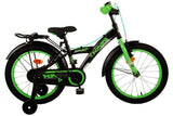Volare Thombike Kinderfiets Jongens 18 inch Zwart Groen Twee handremmen - afbeelding 1