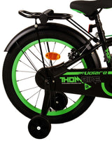Volare Thombike Kinderfiets Jongens 18 inch Zwart Groen Twee handremmen - afbeelding 4