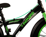 Volare Thombike Kinderfiets Jongens 18 inch Zwart Groen Twee handremmen - afbeelding 7
