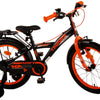 Volare Thombike Kinderfiets - Jongens - 18 inch - Zwart Oranje - Twee handremmen