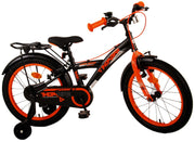 Volare Thombike Kinderfiets Jongens 18 inch Zwart Oranje Twee handremmen - afbeelding 3