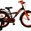 Volare Thombike Kinderfiets - Jongens - 18 inch - Zwart Oranje - Twee handremmen