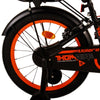Volare Thombike Kinderfiets - Jongens - 18 inch - Zwart Oranje - Twee handremmen