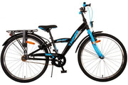 Volare thombike kinderfiets - jongens - 24 inch - zwart blauw - twee handremmen - afbeelding 1
