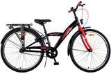 Volare Thombike Kinderfiets Jongens 26 inch Zwart Rood Twee Handremmen - afbeelding 1