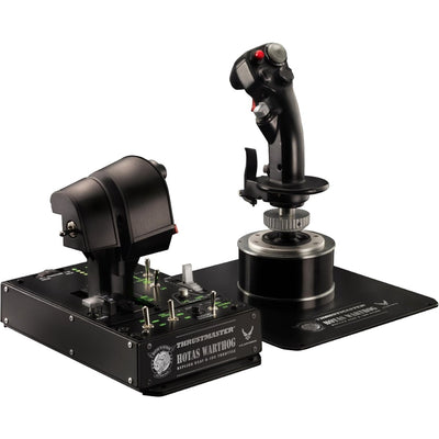 Thrustmaster hotas warthog joystick en throttle gaming hotas (zwart zilver, pc)