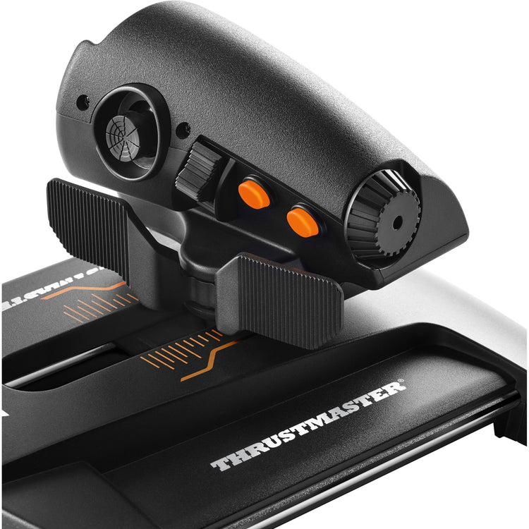 Thrustmaster twcs throttle gaming gasregelaar (zwart oranje, pc)