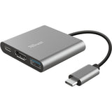 Trust Dalyx 3-in-1 Multiport USB-C Adapter - afbeelding 1