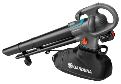 Gardena stofzuiger -blazer powerjet collect bladzuiger bladblazer (grijs zwart, accu en oplader niet inbegrepen)