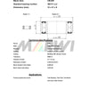 Union kogellager max cb-625 3801v 12x21x8