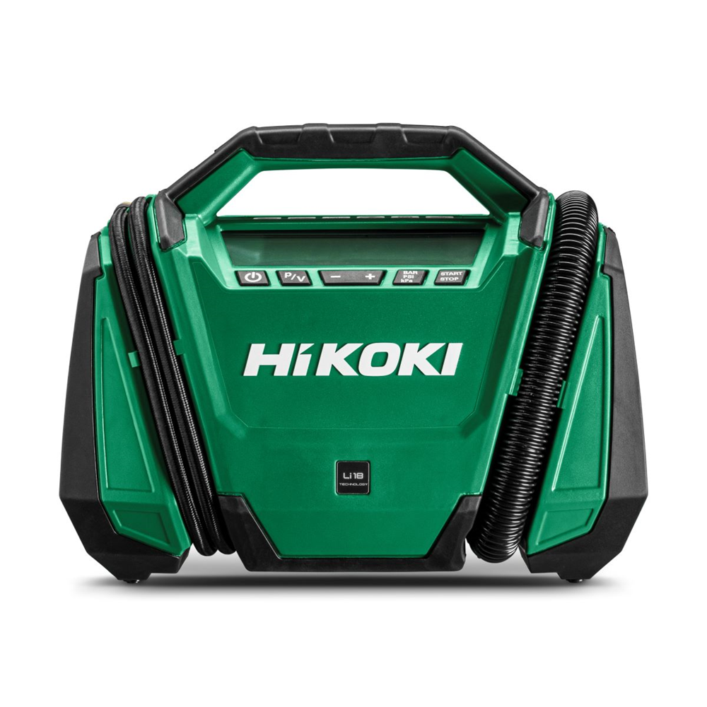 Hikoki up18daw4z accu compressor - 16l min. - 11 bar - exclusief accu's en lader - up18daw4z