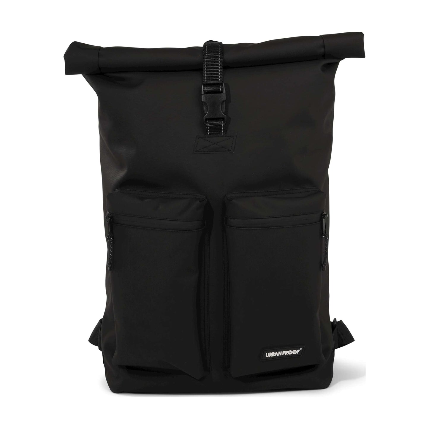 Urbanproof fietstas rolltop up recycle 20l zwart