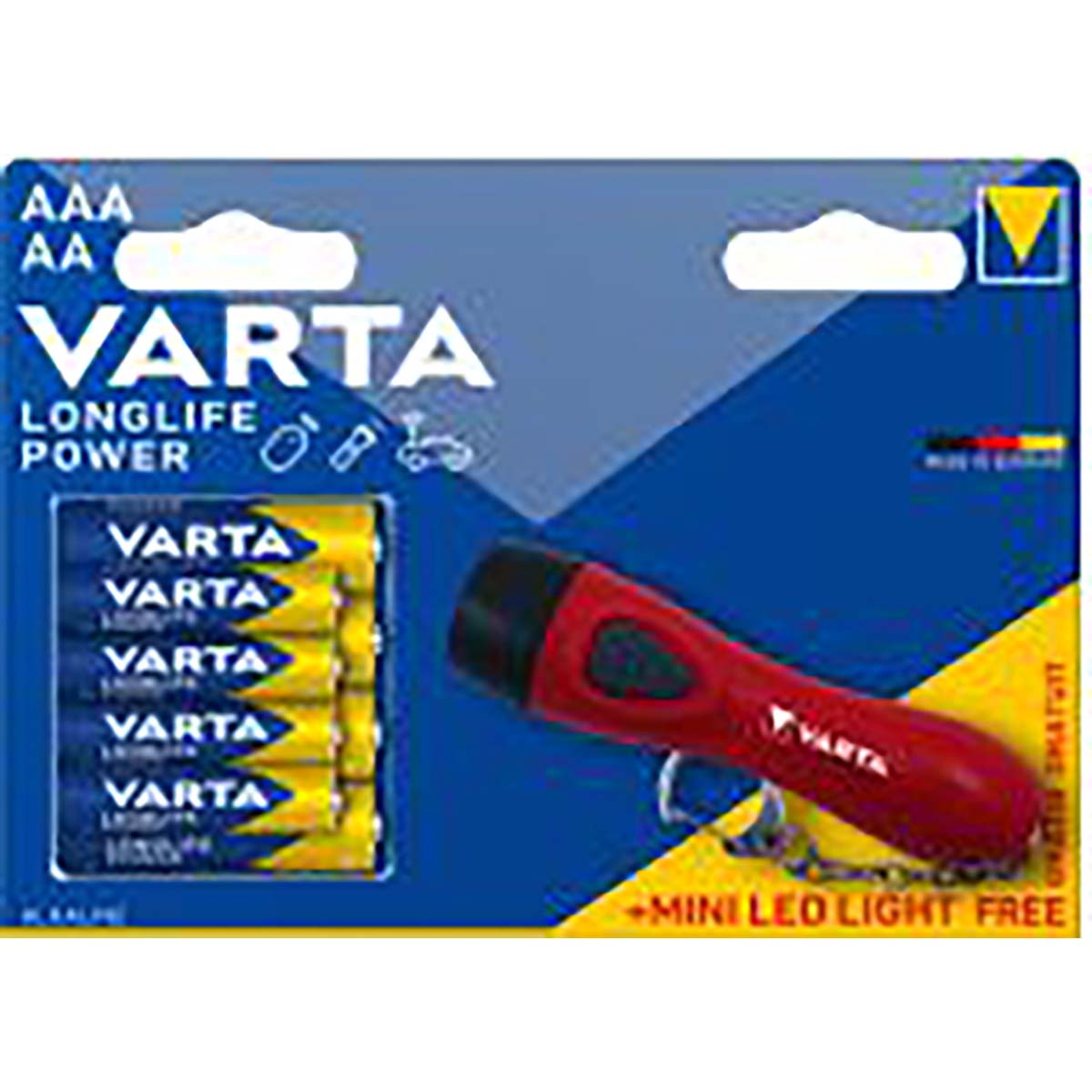 Varta alkaline batterij aa high energy 8-promotional blister - varta-92400