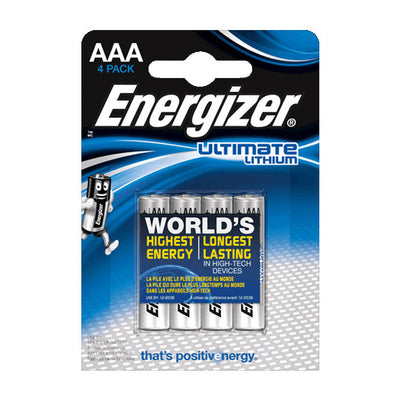 Enerdis energizer ultimate lithium fr03 aaa blister 4 stuks