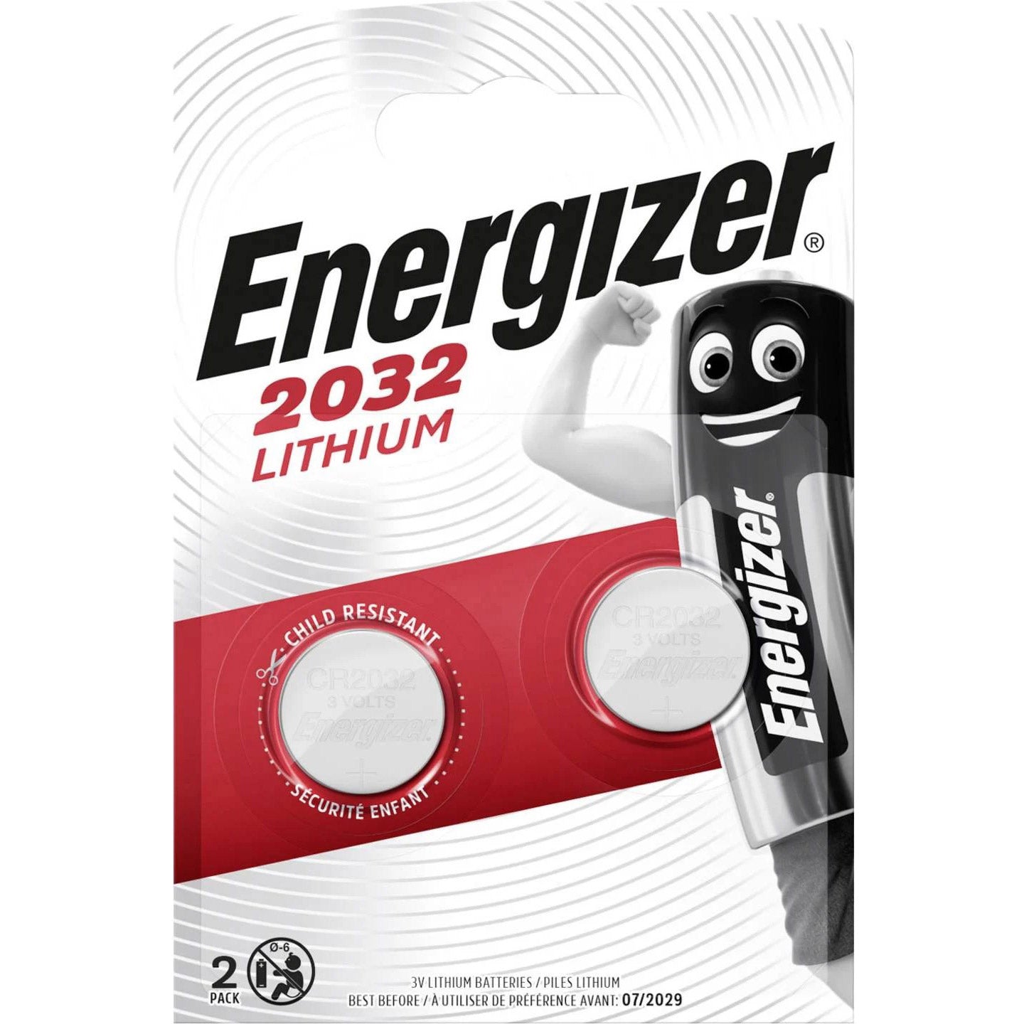 Enerdis energizer knoopcel ultimate lithium 3v cr2032 (2st)