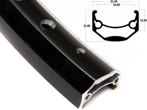 Ryde velg 20x1.75 406 andra 40 zwart 32 gaats